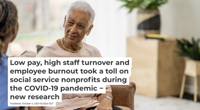 Professional caregivers do essential work but often earn low wages. FatCamera/E+ via Getty Images